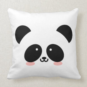 Kawaii Panda  Jouw namen toevoegen Kussen
