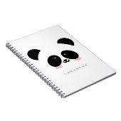 Kawaii Panda| Jouw namen toevoegen Notitieboek (Rechterzijde)
