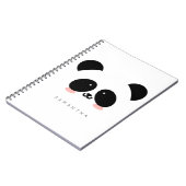 Kawaii Panda| Jouw namen toevoegen Notitieboek (Linkerzijde)