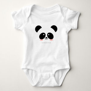 Kawaii Panda  Jouw namen toevoegen Romper