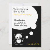 Kawaii panda kaart (Achterkant)