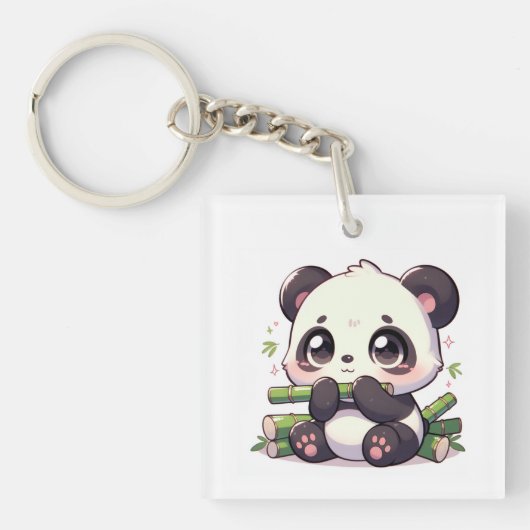Kawaii Panda keychain (voorkant)