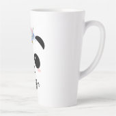 Kawaii panda koningin gepersonaliseerd latte mok (Rechts)