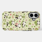 Kawaii Panda Matcha Pattern Phone Case (Achterkant (horizontaal))