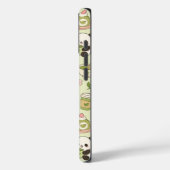 Kawaii Panda Matcha Pattern Phone Case (Achterkant / Links)