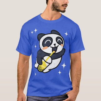 Kawaii Panda met Boba Bubble Tea Premium T-shirt