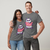 Kawaii Panda met watermeloen T-shirt (Unisex)