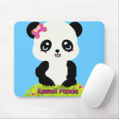 Kawaii Panda Mousepad Muismat (Met muis)