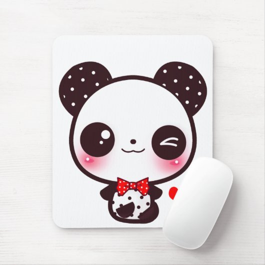 Kawaii panda muismat (Met muis)
