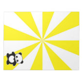 Kawaii panda notitieblok (Voorkant)