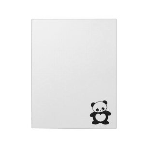 Kawaii panda notitieblok