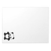 Kawaii panda notitieblok (Voorkant)