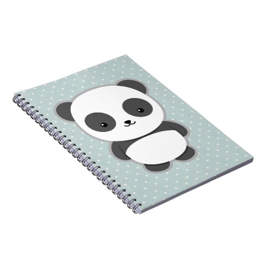 Kawaii Panda Notitieboek (Rechterzijde)