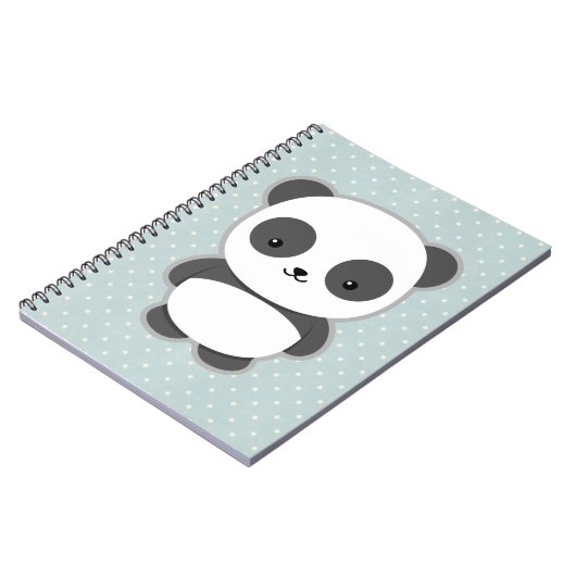 Kawaii Panda Notitieboek (Linkerzijde)