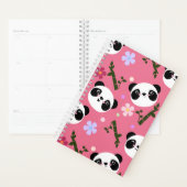 Kawaii Panda op Roze Planner (Display)