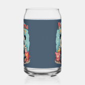 Kawaii Panda Pajama Party Gezellig Sleepover Esthe Blikvorm Glas (Rechts)