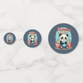 Kawaii Panda Pajama Party Gezellig Sleepover Esthe Confetti (Voorkanten)