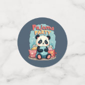 Kawaii Panda Pajama Party Gezellig Sleepover Esthe Confetti (Kleine voorkant)