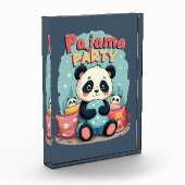 Kawaii Panda Pajama Party Gezellig Sleepover Esthe Fotoblokken (Links)