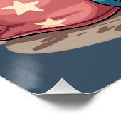 Kawaii Panda Pajama Party Gezellig Sleepover Esthe Perfect Poster (Hoek)