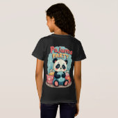 Kawaii Panda Pajama Party Gezellig Sleepover Esthe T-shirt (Achterkant volledig)