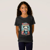Kawaii Panda Pajama Party Gezellig Sleepover Esthe T-shirt (Voorkant volledig)