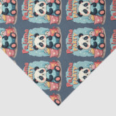 Kawaii Panda Pajama Party Gezellig Sleepover Esthe Tissuepapier (Detail)