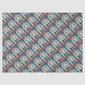 Kawaii Panda Pajama Party Gezellig Sleepover Esthe Tissuepapier (Voorkant)