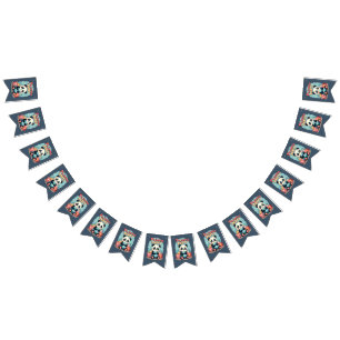 Kawaii Panda Pajama Party Gezellig Sleepover Esthe Vlaggetjes