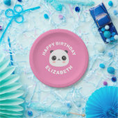 Kawaii Panda Papieren Bordje (Feest)