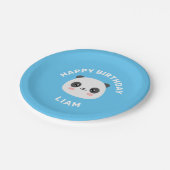 Kawaii Panda Papieren Bordje (Gekanteld)