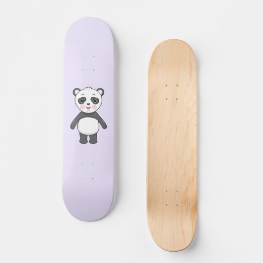 Kawaii Panda Persoonlijk Skateboard (Voorkant)