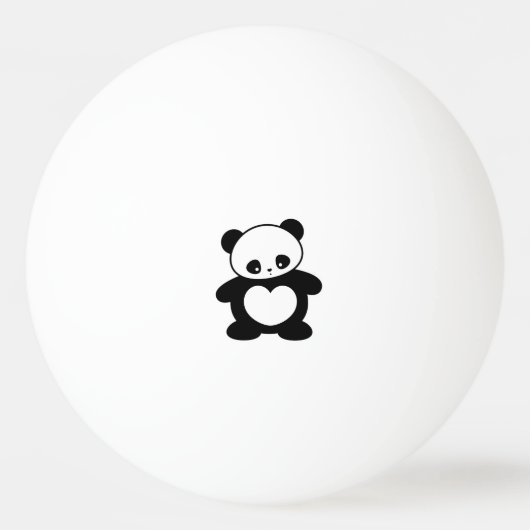 Kawaii panda pingpongbal (Achterkant)