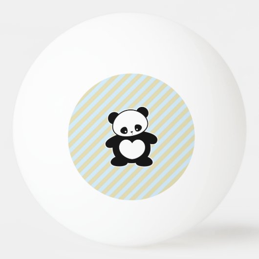Kawaii panda pingpongbal (Voorkant)