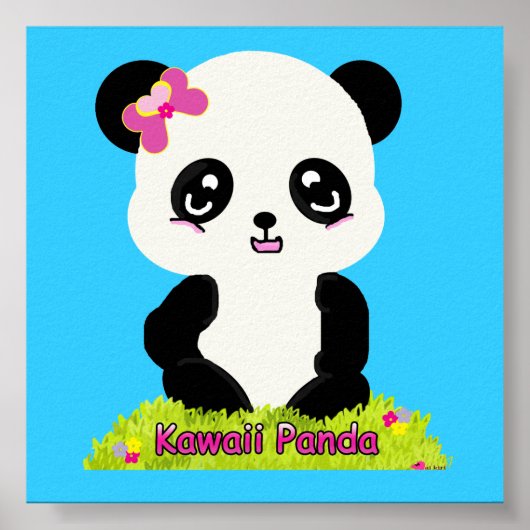 Kawaii Panda Print (Voorkant)
