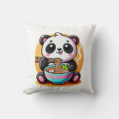 Kawaii Panda Ramen Kussen (Voorkant)