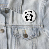 Kawaii panda ronde button 5,7 cm (In situ)