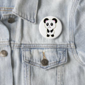 Kawaii Panda schattig Ronde Button 5,7 Cm (In situ)
