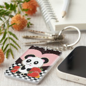 Kawaii Panda schattig Sleutelhanger (Voorkant Rechts)