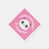 Kawaii Panda Servet (Hoek)