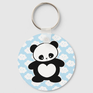 Kawaii panda sleutelhanger
