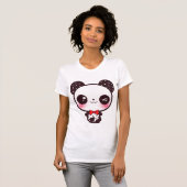 Kawaii panda t-shirt (Voorkant volledig)