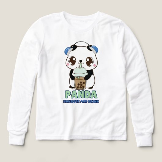 Kawaii panda T-Shirt Design (Voorkant)