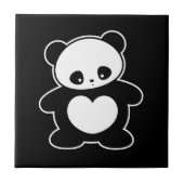 Kawaii panda tegeltje (Voorkant)