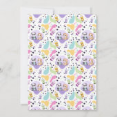 Kawaii Panda & Tiger Bubble Tea Kinderen Verjaarda Kaart (Achterkant)