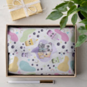 Kawaii Panda & Tijger Bubble Tea Kinderverjaardag Tissuepapier (Geschenk)
