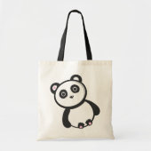 Kawaii Panda Tote Bag (Voorkant)