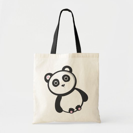 Kawaii Panda Tote Bag (Voorkant)