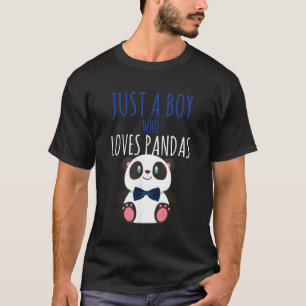 Kawaii Panda Wie houdt van Panda's T-shirt