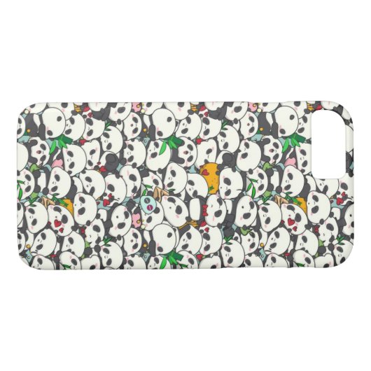 Kawaii Pandas Case-Mate iPhone Case (Achterkant (Horizontaal))